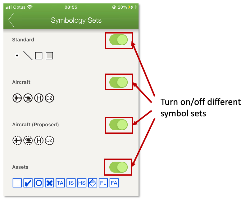Map Symbology — FireMapper Standard Manual documentation